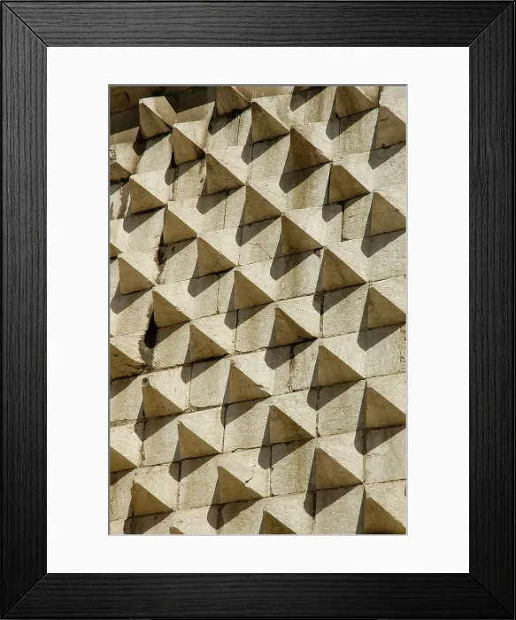 Framed Print : Facade.of Casa dos Bicos (House of the Beaks), Lisbon, Portugal, 2008. Creator: Unknown