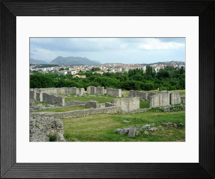 Framed Print : Ruins of the Episcopal Centre, ancient city of Salona, Solin, Croatia, 2018. Creator: Unknown Framed Print : Ruins of the Episcopal Centre, ancient city of Salona, Solin, Croatia, 2018. Creator: Unknown