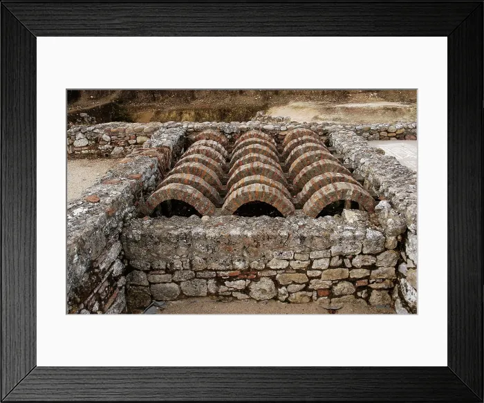 Framed Print : Roman ruins of Villa Cardillio, Environs of Torres Novas, Portugal, 1st-4th centuries (2008). Creator: Unknown Framed Print : Roman ruins of Villa Cardillio, Environs of Torres Novas, Portugal, 1st-4th centuries (2008). Creator: Unknown