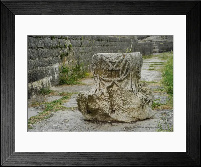 Framed Print : Partial view of the amphitheater ruins, ancient city of Salona, Solin, Croatia, 2018. Creator: Unknown Framed Print : Partial view of the amphitheater ruins, ancient city of Salona, Solin, Croatia, 2018. Creator: Unknown