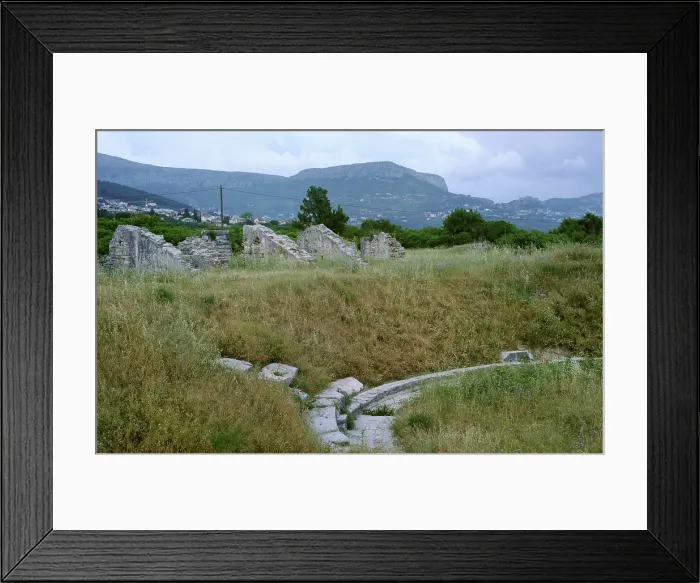 Framed Print : Archaeological ruins, ancient city of Salona, Solin, Coatia, 2018. Creator: Unknown Framed Print : Archaeological ruins, ancient city of Salona, Solin, Coatia, 2018. Creator: Unknown