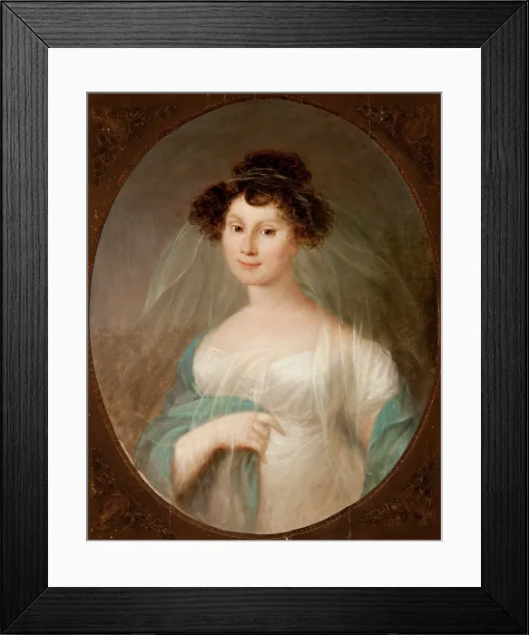 Framed Print : Portrait of Teresa Woydzina nee Kuznicz, Wife of the President of Warsaw, c1820. Creator: Franciszek Ksawery Lampi Framed Print : Portrait of Teresa Woydzina nee Kuznicz, Wife of the President of Warsaw, c1820. Creator: Franciszek Ksawery Lampi
