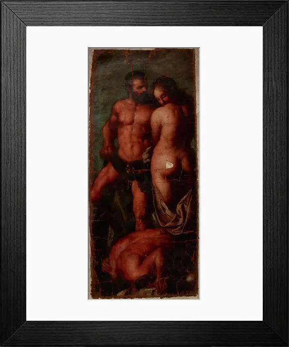 Framed Print : Mythological Scene (Hercules and Deianira?), between 1605-1615. Creator: Unknown Framed Print : Mythological Scene (Hercules and Deianira?), between 1605-1615. Creator: Unknown