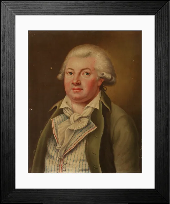Framed Print : Male Portrait, 1813. Creator: Unknown Framed Print : Male Portrait, 1813. Creator: Unknown