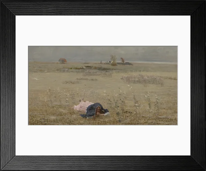 Framed Print : In Autumn, 1890. Creator: Jacek Malczewski Framed Print : In Autumn, 1890. Creator: Jacek Malczewski