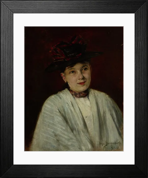 Framed Print : Joyful Baska, 1891. Creator: Olga Boznanska Framed Print : Joyful Baska, 1891. Creator: Olga Boznanska