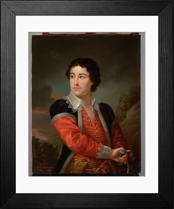 Framed Print : Portrait of Young Prince Adam Jerzy Czartoryski (1770-1861), 1867. Creator: Jan Galuszkiewicz Framed Print : Portrait of Young Prince Adam Jerzy Czartoryski (1770-1861), 1867. Creator: Jan Galuszkiewicz