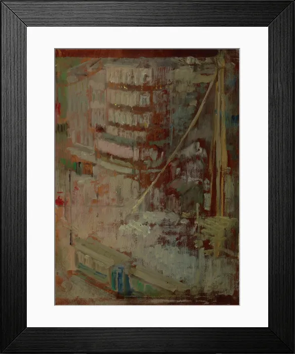 Framed Print : Motif from Paris, 1907. Creator: Olga Boznanska Framed Print : Motif from Paris, 1907. Creator: Olga Boznanska