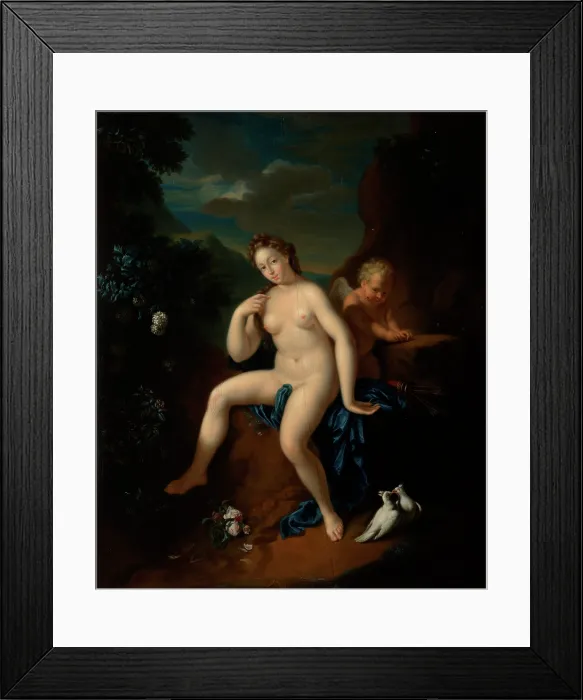 Framed Print : Venus and Cupid, c1700. Creator: Unknown Framed Print : Venus and Cupid, c1700. Creator: Unknown
