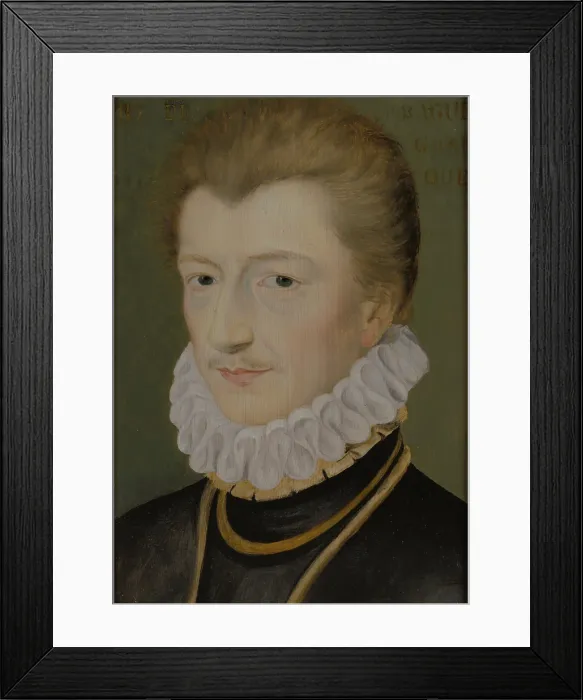 Framed Print : Portrait of Henry I of Lorraine (1550-1588), Duke of Guise, between 1560-1570. Creator: Unknown Framed Print : Portrait of Henry I of Lorraine (1550-1588), Duke of Guise, between 1560-1570. Creator: Unknown