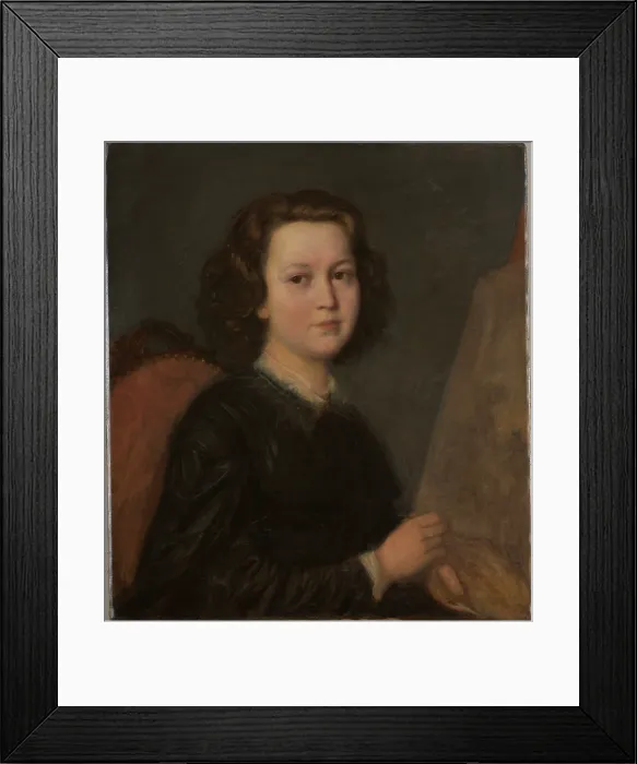 Framed Print : Portrait of Jozefa Geppert, 1870. Creator: Aleksander Kotsis Framed Print : Portrait of Jozefa Geppert, 1870. Creator: Aleksander Kotsis