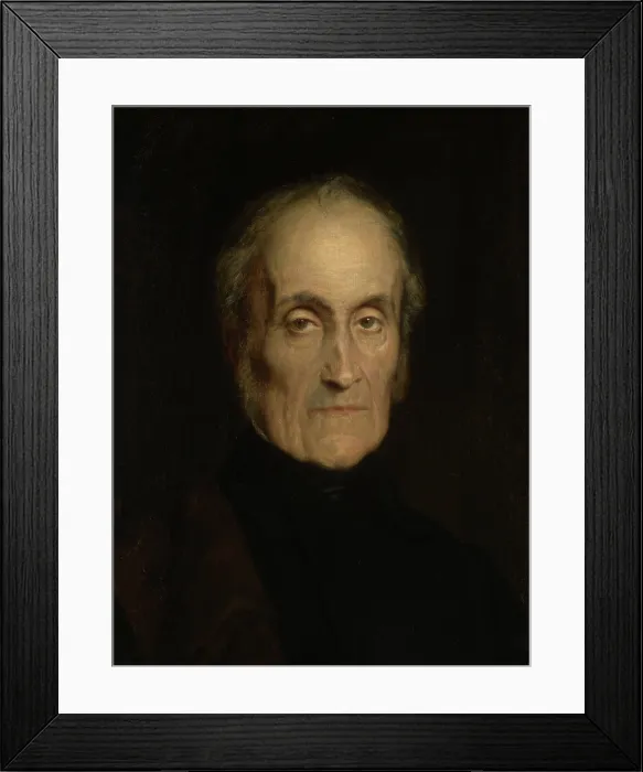 Framed Print : Portrait of Prince Adam Jerzy Czartoryski (1770-1861), c1853. Creator: Paul Delaroche Framed Print : Portrait of Prince Adam Jerzy Czartoryski (1770-1861), c1853. Creator: Paul Delaroche