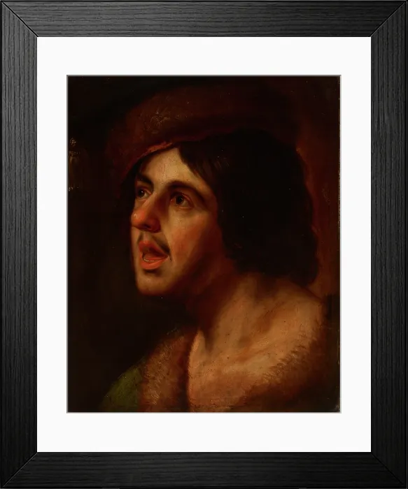 Framed Print : Bust of a Young Man, 17th or 18th century. Creator: Unknown Framed Print : Bust of a Young Man, 17th or 18th century. Creator: Unknown