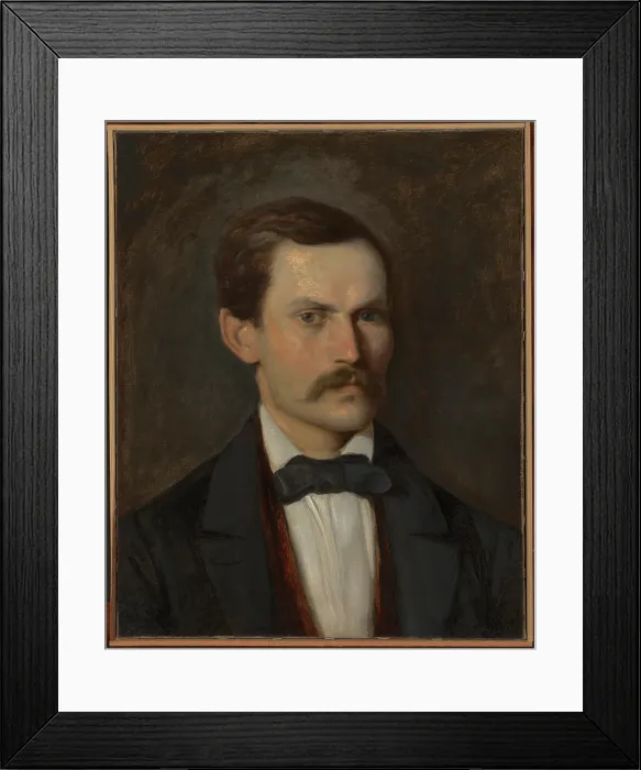Framed Print : Portrait of Andrzej Dziubandowski, c1860. Creator: Aleksander Kotsis Framed Print : Portrait of Andrzej Dziubandowski, c1860. Creator: Aleksander Kotsis