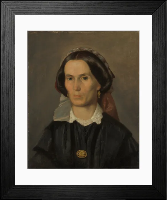 Framed Print : Portrait of Joanna Dziubandowska, c1860. Creator: Aleksander Kotsis Framed Print : Portrait of Joanna Dziubandowska, c1860. Creator: Aleksander Kotsis