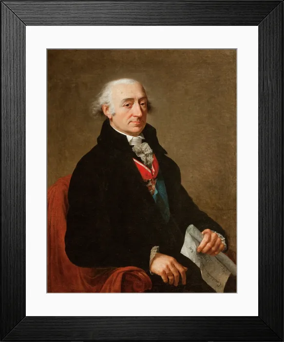 Framed Print : Portrait of Stanislaw Malachowski (1736-1809), 1794. Creator: Francois-Xavier Fabre Framed Print : Portrait of Stanislaw Malachowski (1736-1809), 1794. Creator: Francois-Xavier Fabre