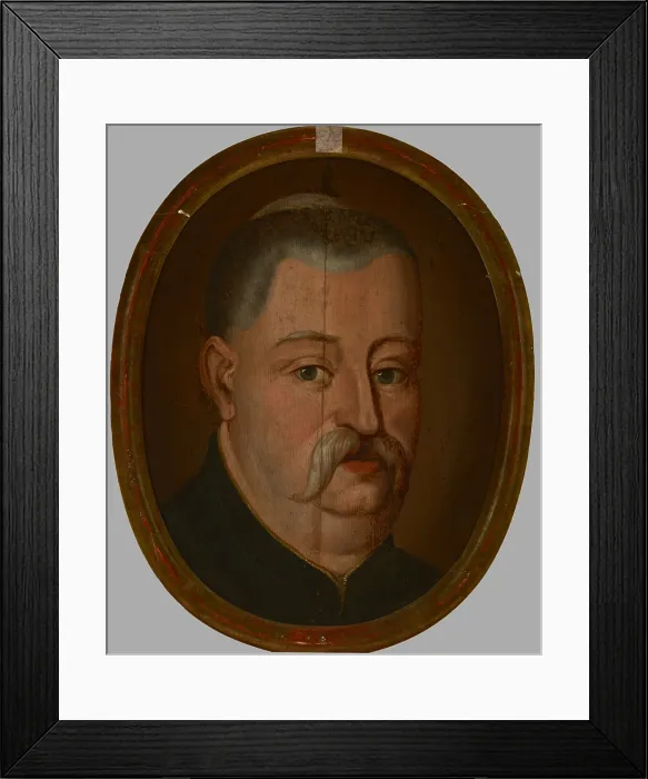 Framed Print : Portrait of Wespazjan Kochowski (1633-1700), after 1787. Creator: Unknown Framed Print : Portrait of Wespazjan Kochowski (1633-1700), after 1787. Creator: Unknown