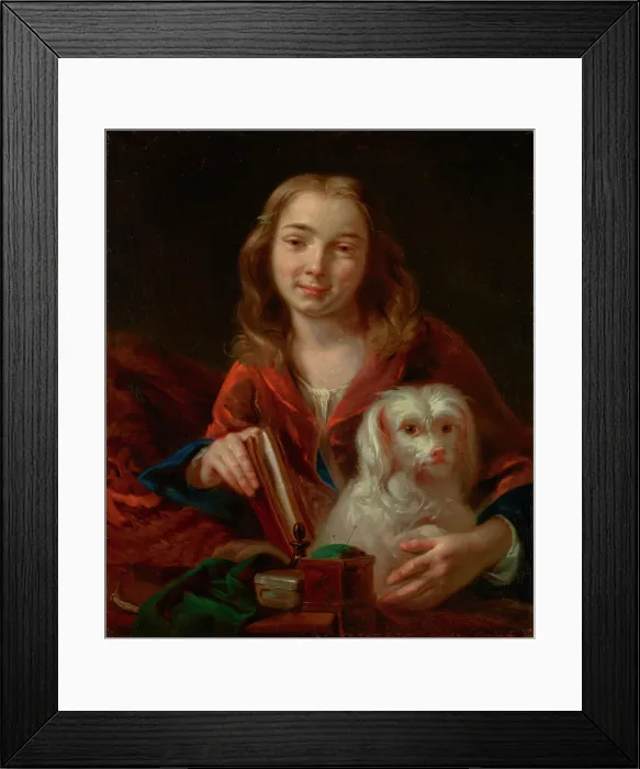 Framed Print : Portrait of Stefania Jaronska nee Glowacka, between 1845-1855. Creator: Rafal Hadziewicz Framed Print : Portrait of Stefania Jaronska nee Glowacka, between 1845-1855. Creator: Rafal Hadziewicz