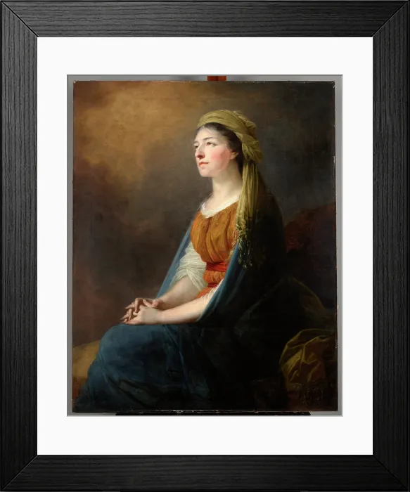 Framed Print : Portrait of Maria nee Czartoryska, Duchess of Wurtemberg (1768-1854), 1795. Creator: Heinrich Friedrich Fuger Framed Print : Portrait of Maria nee Czartoryska, Duchess of Wurtemberg (1768-1854), 1795. Creator: Heinrich Friedrich Fuger