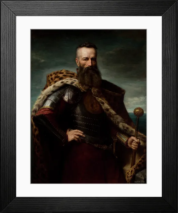 Framed Print : Hetman Stefan Czarniecki, 1863. Creator: Leon Kaplinski Framed Print : Hetman Stefan Czarniecki, 1863. Creator: Leon Kaplinski