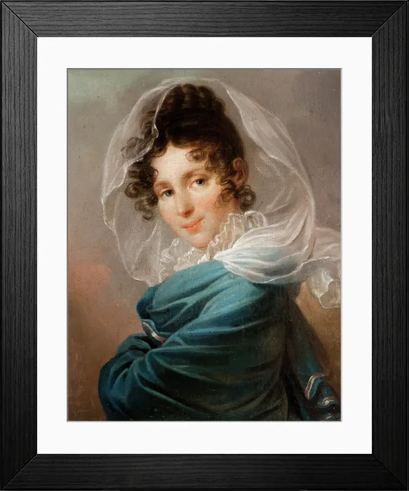 Framed Print : Portrait of Tekla Oslawska, c1815. Creator: Franciszek Ksawery Lampi Framed Print : Portrait of Tekla Oslawska, c1815. Creator: Franciszek Ksawery Lampi