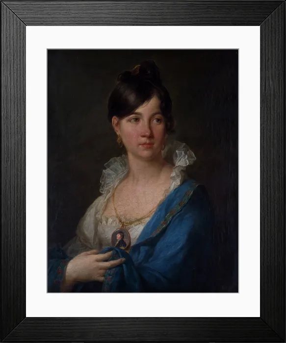 Framed Print : Portrait of Maria Magnuszewska, c1815. Creator: Franciszek Ksawery Lampi Framed Print : Portrait of Maria Magnuszewska, c1815. Creator: Franciszek Ksawery Lampi