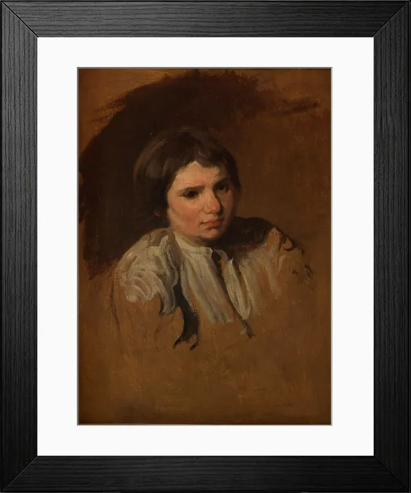 Framed Print : Young Peasant, between 1840-1848. Creator: Piotr Michalowski Framed Print : Young Peasant, between 1840-1848. Creator: Piotr Michalowski