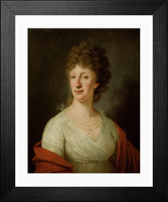 Framed Print : Portrait of Maria Theresa of Naples and Sicily, 1800-1807. Creator: Jozef Franciszek Pitschmann Framed Print : Portrait of Maria Theresa of Naples and Sicily, 1800-1807. Creator: Jozef Franciszek Pitschmann