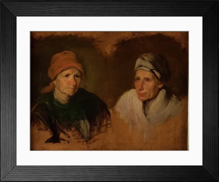 Framed Print : Peasant Women, between 1840-1848. Creator: Piotr Michalowski Framed Print : Peasant Women, between 1840-1848. Creator: Piotr Michalowski