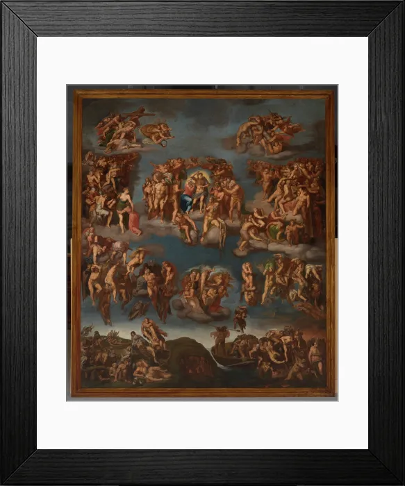 Framed Print : Last Judgement, turn of the 18th and 19th centuries. Creator: Unknown Framed Print : Last Judgement, turn of the 18th and 19th centuries. Creator: Unknown