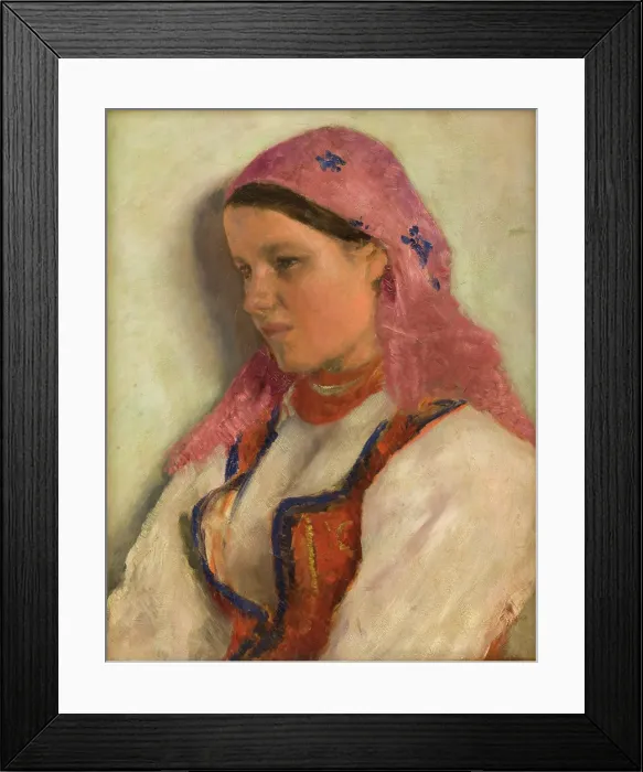 Framed Print : Girl from Bronowice, 1893-1894. Creator: Aleksander Gierymski Framed Print : Girl from Bronowice, 1893-1894. Creator: Aleksander Gierymski