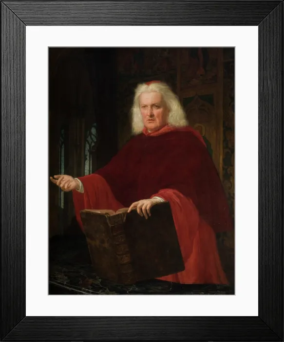 Framed Print : Cardinal, 1865. Creator: Henryk Rodakowski Framed Print : Cardinal, 1865. Creator: Henryk Rodakowski