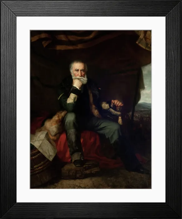 Framed Print : Portrait of General Henryk Dembinski, 1852. Creator: Henryk Rodakowski Framed Print : Portrait of General Henryk Dembinski, 1852. Creator: Henryk Rodakowski