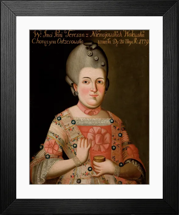 Framed Print : Portrait of Teresa Walewska, c1780. Creator: Unknown Framed Print : Portrait of Teresa Walewska, c1780. Creator: Unknown