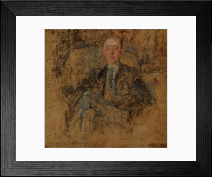 Framed Print : Study of a Male Figure, c1925. Creator: Olga Boznanska