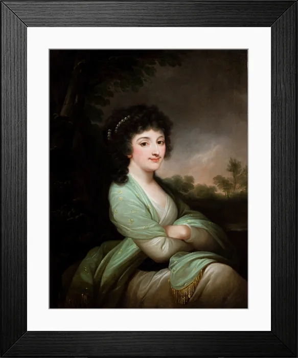 Framed Print : Portrait of Izabela Oginska nee Lasocka, 1792-1793. Creator: Jozef Grassi Framed Print : Portrait of Izabela Oginska nee Lasocka, 1792-1793. Creator: Jozef Grassi