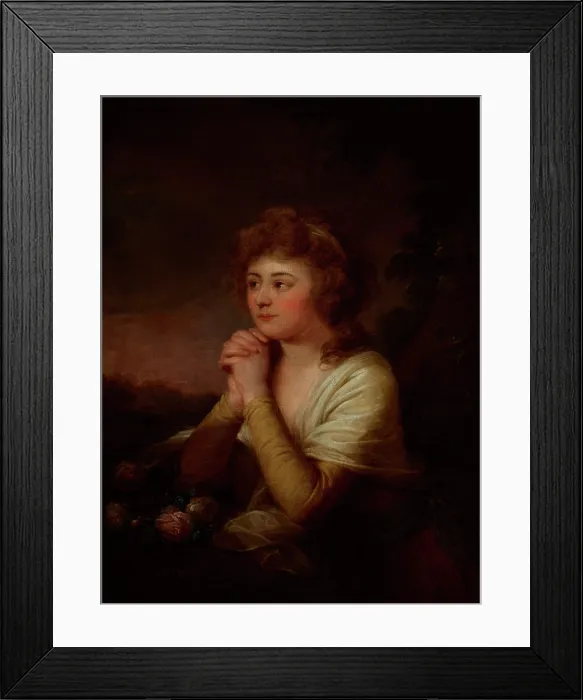 Framed Print : Portrait of a Lady from the Skrzynski Family, c1800. Creator: Jozef Grassi Framed Print : Portrait of a Lady from the Skrzynski Family, c1800. Creator: Jozef Grassi