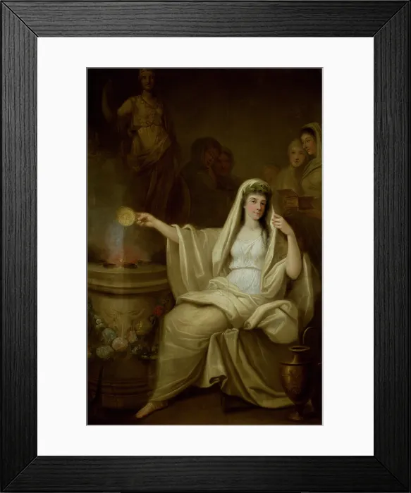 Framed Print : Offering of a Vestal, 1785-1786. Creator: Franciszek Smuglewicz Framed Print : Offering of a Vestal, 1785-1786. Creator: Franciszek Smuglewicz