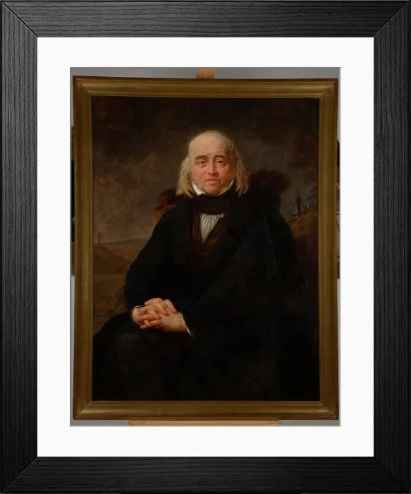 Framed Print : Portrait of Julian Ursyn Niemcewicz (1758-1841), 1833-1834. Creator: Antoine-Jean Gros Framed Print : Portrait of Julian Ursyn Niemcewicz (1758-1841), 1833-1834. Creator: Antoine-Jean Gros