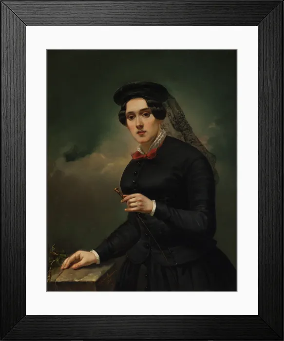 Framed Print : Amazon, 1852. Creator: Napoleon Illakowicz Framed Print : Amazon, 1852. Creator: Napoleon Illakowicz