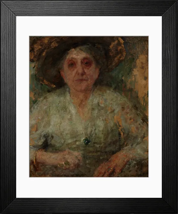 Framed Print : Portrait of an Older Lady, c1922. Creator: Olga Boznanska Framed Print : Portrait of an Older Lady, c1922. Creator: Olga Boznanska