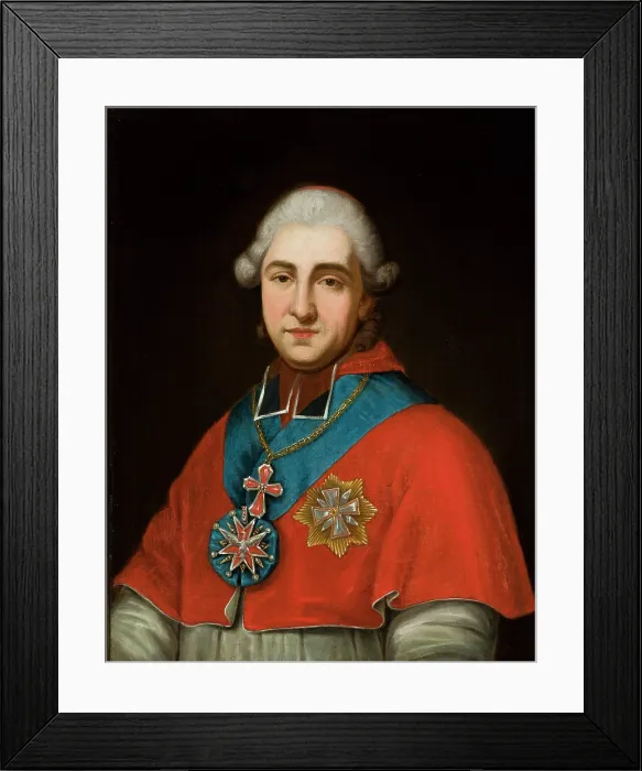 Framed Print : Portrait of Primate Michal Jerzy Poniatowski, 1784-1791. Creator: Unknown Framed Print : Portrait of Primate Michal Jerzy Poniatowski, 1784-1791. Creator: Unknown