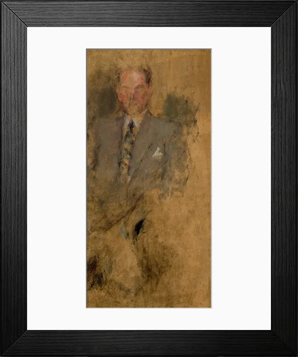 Framed Print : Sketch of a Male Figure, c1932. Creator: Olga Boznanska Framed Print : Sketch of a Male Figure, c1932. Creator: Olga Boznanska