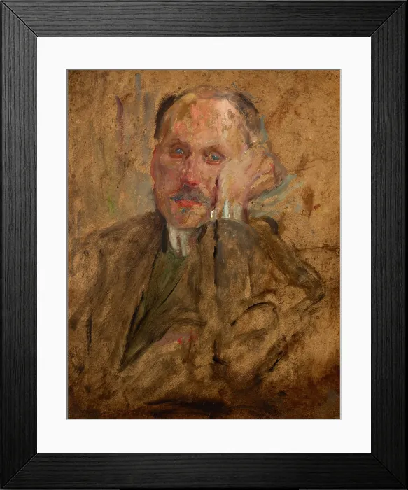 Framed Print : Sketch of a Male Figure, c1925. Creator: Olga Boznanska Framed Print : Sketch of a Male Figure, c1925. Creator: Olga Boznanska