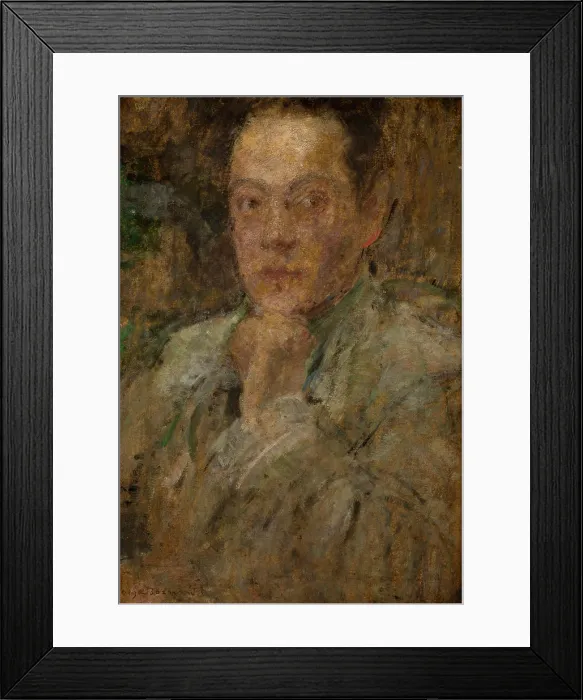 Framed Print : Portrait of Sculptor Stefan Zbigniewicz, c1930. Creator: Olga Boznanska Framed Print : Portrait of Sculptor Stefan Zbigniewicz, c1930. Creator: Olga Boznanska