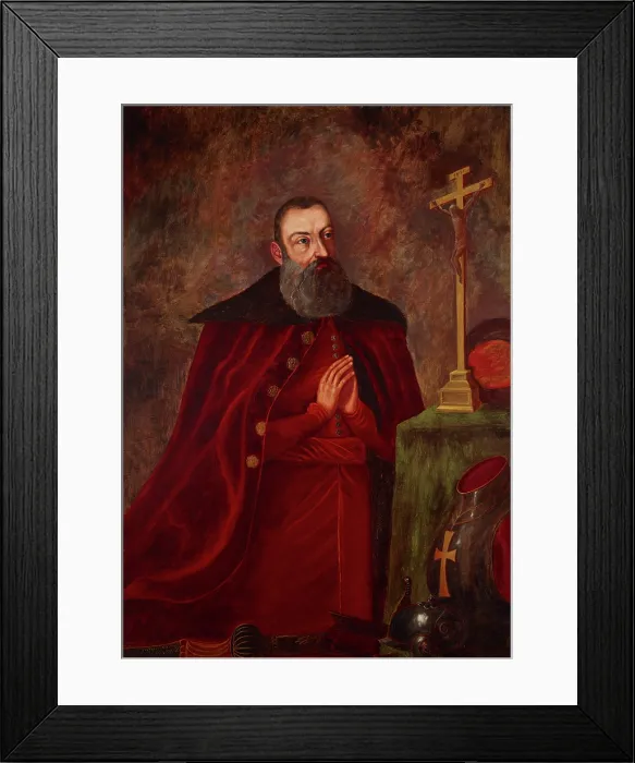 Framed Print : Portrait of Hetman Stanislaw Koniecpolski, (approx 1650?). Creator: Unknown Framed Print : Portrait of Hetman Stanislaw Koniecpolski, (approx 1650?). Creator: Unknown
