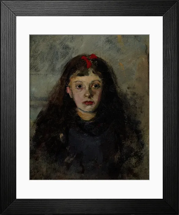 Framed Print : Portrait of a Girl - Zofia Sokolowska, c1900s. Creator: Olga Boznanska Framed Print : Portrait of a Girl - Zofia Sokolowska, c1900s. Creator: Olga Boznanska