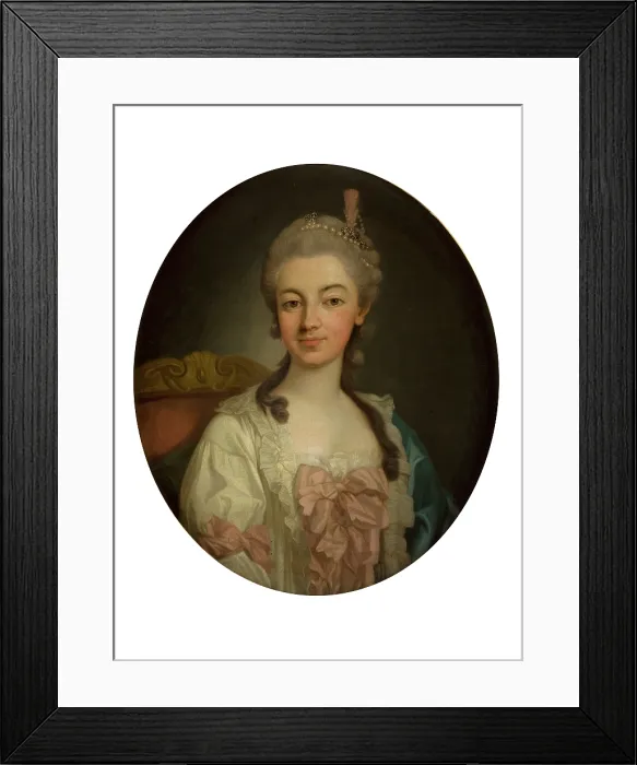 Framed Print : Portrait of Teresa Poniatowska, 1767. Creator: Per Krafft the Elder Framed Print : Portrait of Teresa Poniatowska, 1767. Creator: Per Krafft the Elder