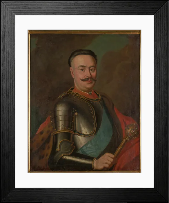 Framed Print : Portrait of Jan Klemens Branicki (1689-1771), between 1725-1750. Creator: Unknown Framed Print : Portrait of Jan Klemens Branicki (1689-1771), between 1725-1750. Creator: Unknown