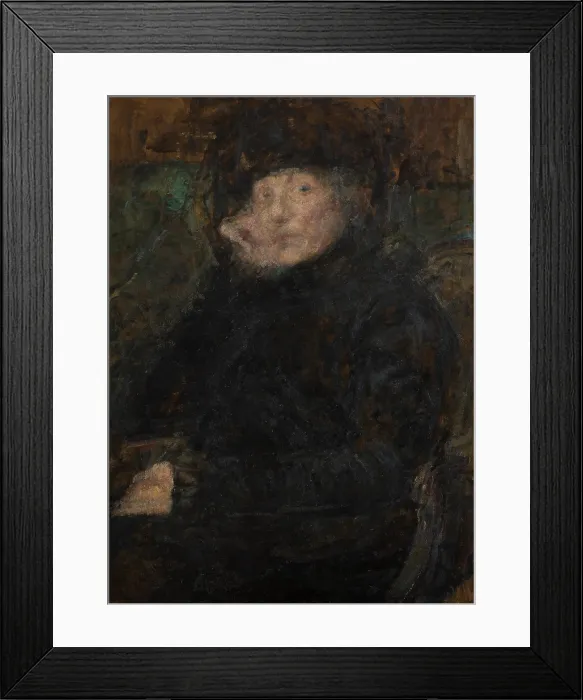 Framed Print : Portrait of Anna Ginzberg, c1900. Creator: Olga Boznanska Framed Print : Portrait of Anna Ginzberg, c1900. Creator: Olga Boznanska